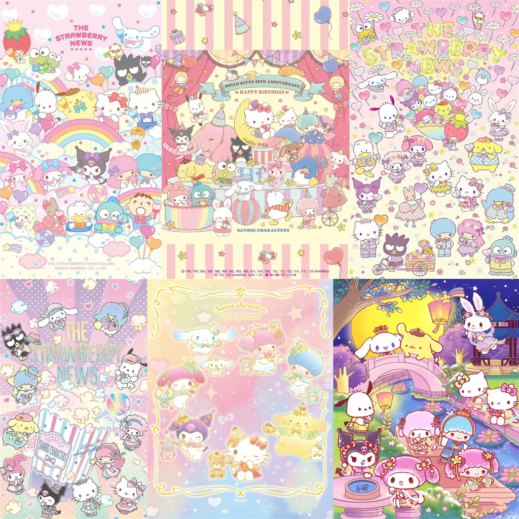 ที่กําหนดเองวาดที่กําหนดเอง300ชิ้น500ชิ้น1,000ชิ้นปริศนาไม้ผู้ใหญ่การศึกษาของเล่นเด็กสาวของขวัญวันเกิดการ์ตูนนิเมชั่น ซานริโอ คุโรมิ