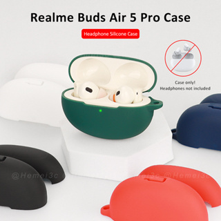 สําหรับ Realme Buds Air 5 Pro หูฟัง เคสซิลิโคน Luquid นิ่ม เคสป้องกัน