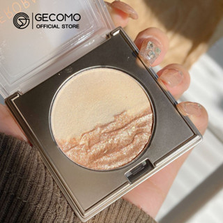 Gecomo อายแชโดว์ ชิมเมอร์ ไฮไลท์ 2 สี เครื่องสําอางแต่งหน้า