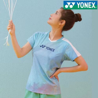 Yonex เสื้อแบดมินตัน แขนสั้น ระบายอากาศ แห้งเร็ว เหมาะกับการเล่นกีฬา สําหรับเด็กผู้ชาย และผู้หญิง