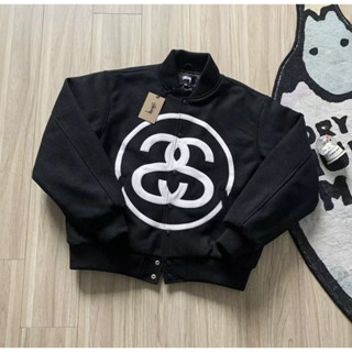 STUSSY เสื้อแจ็กเก็ต แขนบาล์ค หลายแบบ ขนมิงค์ ดีไซน์ทันสมัย