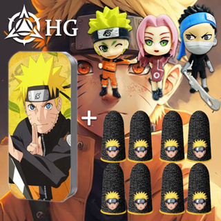 【Naruto Toys】ปลอกสวมนิ้วหัวแม่มือ กันเหงื่อ 24-Pin สําหรับเล่นเกม HG PUBG