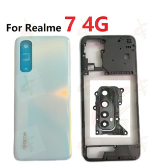 ฝาครอบด้านหลัง สําหรับ Realme 7 RMX2151 RMX2163 RMX2155