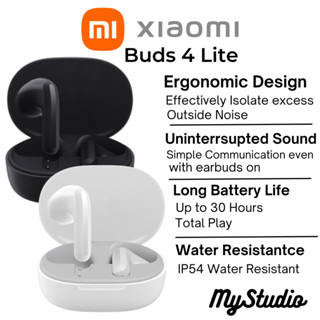 Xiaomi Redmi Buds 4 Lite | หูฟังไร้สาย True Wireless | Ip54 ตัวต้านทานฝุ่นและน้ํา