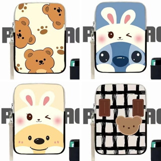 Cute Bear Tablet Bag 9.7" 10.2" 10.5" 11"12.9" 13" 14" 15" Ipad Sleeve Bag Girls Cartoon Laptop Pouch Case