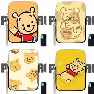 ⭐️Winnie the Pooh⭐️PU Waterproof Computer bag Cartoon Sanrio laptop bag 13inch 12 13 14 15 inches iPad Bag For iPad10.2 Pro11 10.5