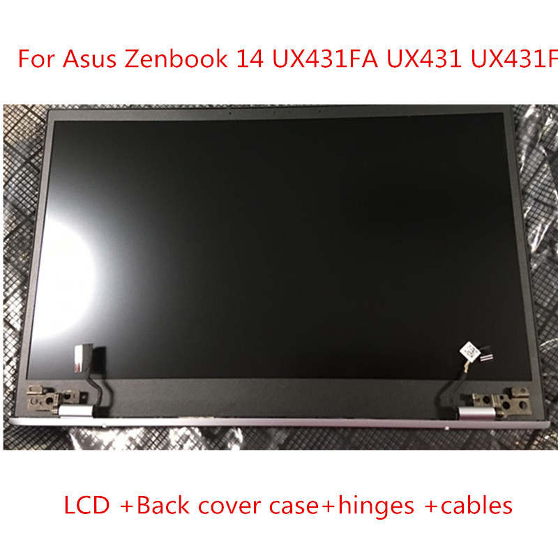 14 "แล็ปท็อปหน้าจอ LCD สําหรับ Asus Zenbook 14 UM431D UM431DA UX431FA UX431F UX431DA พร้อม LCD BACK 