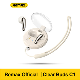 Remax  Clear Buds C1 หูฟังบลูทูธ Soft Wearing หูฟังออกกําลังกาย ดับเบิ้ลยูเอชที หูฟังโทรออก