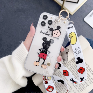 เคสโทรศัพท์มือถือ ซิลิโคนนิ่ม ลายการ์ตูนมิกกี้เมาส์น่ารัก พร้อมอุปกรณ์เสริม สําหรับ Redmi Note12 Note10pro Note11Pro Note11 Note9s Note8 Note7pro Note6 Note5