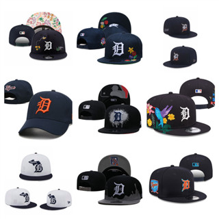 MLB Detroit Tigers หมวกเสื้อกีฬากลางแจ้งแบบปรับได้