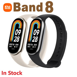 Xiaomi Mi Band 8 สร้อยข้อมือสมาร์ท 7 สี หน้าจอ AMOLED Miband 8 ออกซิเจนในเลือด ฟิตเนส แทรกเกอร์ บลูทูธ กันน้ํา สมาร์ทแบนด์ 8