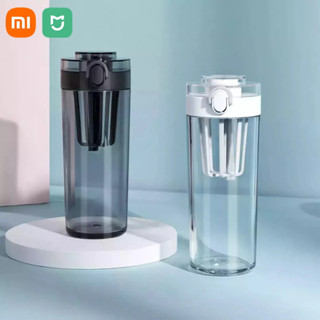 Xiaomi Mijia Tritan ขวดน้ํา แบบหนา ขนาด 600 มล. พร้อมฝาปิดสปริง สําหรับเล่นกีฬา