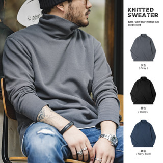 เสื้อยืดแขนยาว คอเต่า ลําลอง สีเทา สไตล์อเมริกัน โมเดิร์น สําหรับผู้หญิง