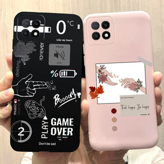 เคสซิลิโคนนิ่ม เนื้อแมตต์ ลายหัวใจ 2023 สําหรับ OPPO A53 5G OPPO A73 5G A72 5G OPPO A 73 5G CPH2161