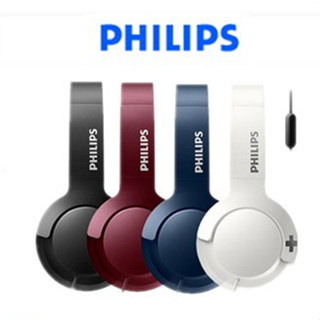 【ของแท้】 Philips SHL3075 หูฟังเบส ลดเสียงรบกวน แบบมืออาชีพ พร้อมสายคาดศีรษะ