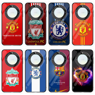 มาใหม่ เคสโทรศัพท์มือถือ ลายฟุตบอล Manchester United Barcelona Liverpool Chelsea Arsenal Juventus Bayern Tempere สําหรับ Honor X9A 5g X9 5g X8A