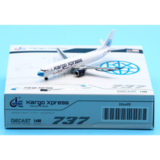 Xx4495 โมเดลเครื่องบิน JC Wings 1:400 Kargo Xpress Airlines Boeing B737-400 9M-KXA