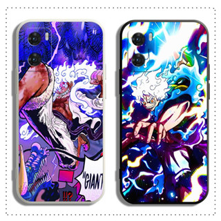 เคส OPPO RENO 8 8T 8Z 7 7Z 6 6Z 5Z 5 4 PRO 4G 5G โทรศัพท์มือถือแบบนิ่ม ผิวด้าน ลาย LUFFY 5 YEAR สีดํา สําหรับ