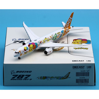 Sa4010 โมเดลเครื่องบิน JC Wings 1:400 Scoot Airlines Boeing B787-9 Reg:9V-OJJ
