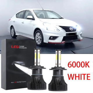 ชุดหลอดไฟฮาโลเจน LED X15 6000K สีขาว แบบเปลี่ยน สําหรับ Nissan Almera (N17) 2012-2018 2019 (1 คู่)