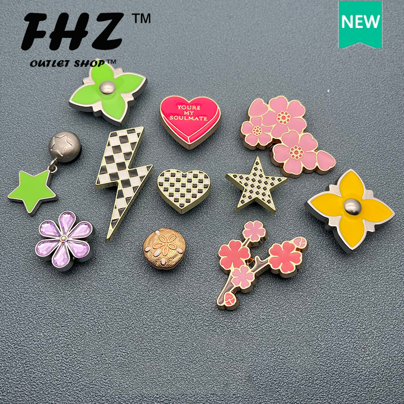 Fhz™ Crocs Jbbitz ที่เสียบรองเท้า สร้างสรรค์ สําหรับผู้หญิง และผู้ชาย Diy