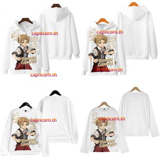 ใหม่ เสื้อกันหนาว เสื้อแจ็กเก็ต แขนยาว มีฮู้ด มีซิป พิมพ์ลายอนิเมะ Mushoku Tensei: Jobless Reincarnation 3D ทรงหลวม สไตล์ญี่ปุ่น แฟชั่นสําหรับผู้ชาย และผู้หญิง