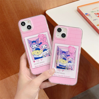 เคสโทรศัพท์มือถือ TPU พิมพ์ลายการ์ตูน สองด้าน สําหรับ iPhone 13 Promax 12 Pro max 11