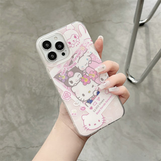 เคสโทรศัพท์มือถือ TPU พิมพ์ลายการ์ตูน สองด้าน สําหรับ iPhone 14 Pro max 13 Pro max