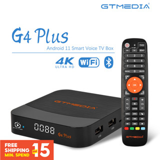 ⭐⭐⭐Gtmedia G4 Plus กล่องรับสัญญาณทีวี 4K HD Android 11 TV บลูทูธ Google ควบคุมด้วยเสียง WIFI UHD 4K ชุดกล่องสมาร์ท เครื่องเล่นมีเดีย