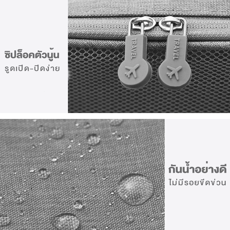 [พร้อมส่งในไทย] กระเป๋ารองเท้า กีฬา ความจุขนาดใหญ่ กระเป๋าจัดระเบียบ เดินทาง พกพาสะดวก Shoes Bag thumbnail 5