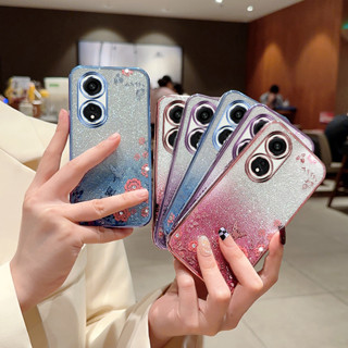 เคสโทรศัพท์มือถือแบบนิ่ม ไล่โทนสี กระพริบ หรูหรา สําหรับ OPPO Reno 8T Reno8 T 5G Reno 10 5G Reno10 Pro 5G