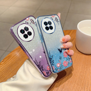 เคสโทรศัพท์มือถือนิ่ม ไล่โทนสี หรูหรา สําหรับ Vivo X90 X80 X70 X60