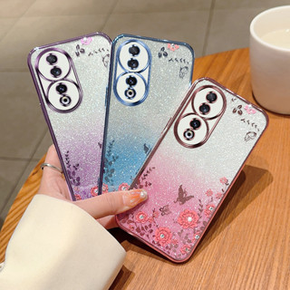 เคสโทรศัพท์มือถือแบบนิ่ม ไล่โทนสี หรูหรา สําหรับ Huawei Honor 90 50 Lite Honor 50 70 5G