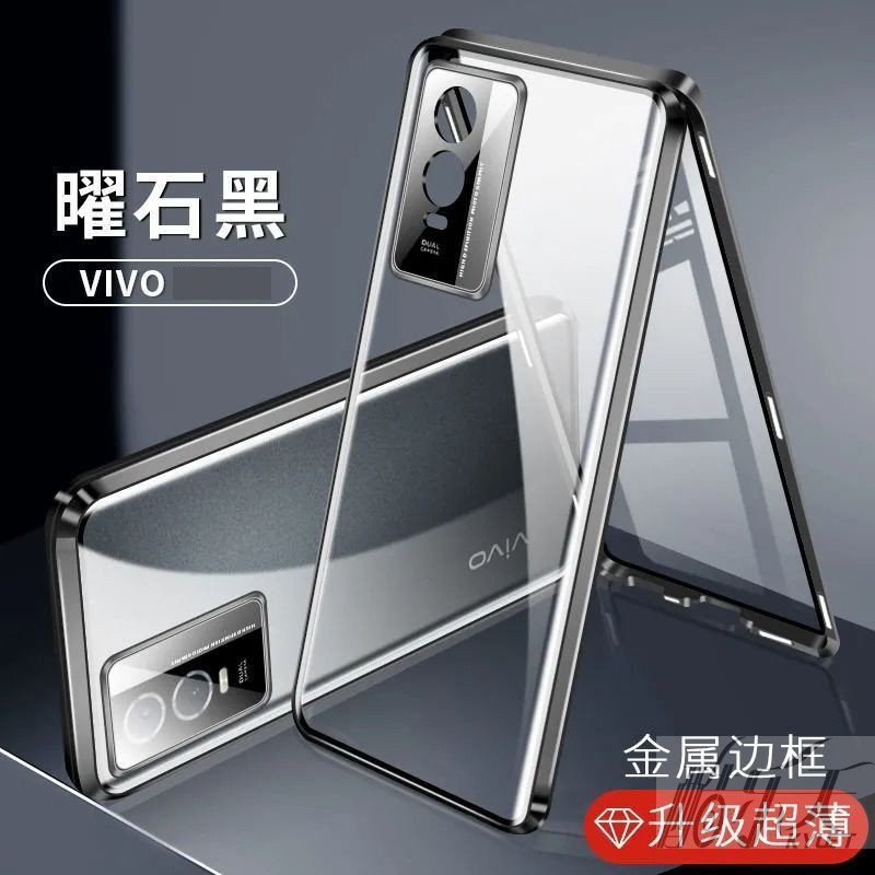 For Vivo V30E V23 V25 V27 V29 V30 V40 V50 Pro เคสป้องกันโทรศัพท์มือถือกระจก แบบแม่เหล็ก บางพิเศษ กันกระแทก สําหรับ ราคา ถูกที่สุด ดีลบีเคเค แกลเลอรีภาพที่ 6