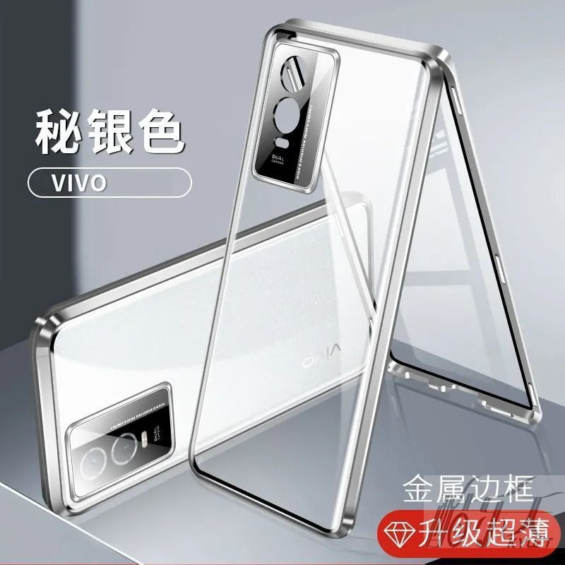 For Vivo V30E V23 V25 V27 V29 V30 V40 V50 Pro เคสป้องกันโทรศัพท์มือถือกระจก แบบแม่เหล็ก บางพิเศษ กันกระแทก สําหรับ ราคา ถูกที่สุด ดีลบีเคเค