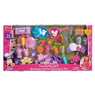 Disney Junior Minnie Bow-Tique Bowtastic Kitchen Accessory Set ชุดอุปกรณ์เสริม รูปโบว์ มินนี่เมาส์ ของใช้ในครัวเรือน สําหรับตกแต่งบ้าน