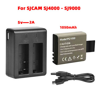 เครื่องชาร์จแบตเตอรี่ แบบคู่ อุปกรณ์เสริม สําหรับ SJ4000 SJCAM EKEN Ausek S9r