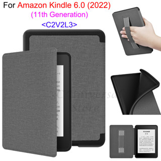 เคส E-book แบบมือถือ ฝาพับ พร้อมที่จับ สําหรับ All-New 6.0 นิ้ว Kindle 2022 11th Generation Kindle 6.0 นิ้ว 2022 Released C2V2L3 E-Reader