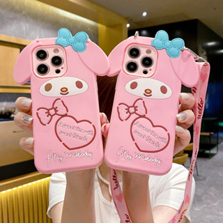 เคสโทรศัพท์มือถือนิ่ม ลายเมโลดี้น่ารัก 3D สําหรับ Samsung A13 A14 A12 A23 A52 A32 A50S A03S A30S A22 5G A71 A51 A14 A04S A34 A54