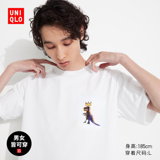 Uniqlo เสื้อยืดแขนสั้น พิมพ์ลาย ARCHIVE สําหรับผู้ชาย และผู้หญิง (UT) 463154 ยูนิโคล่