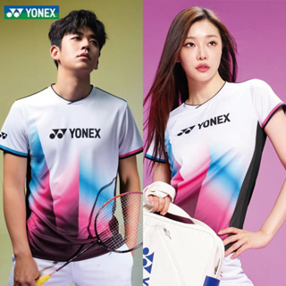 ใหม่ Yonex ชุดกีฬา ระบายอากาศ แห้งเร็ว ใส่สบาย เหมาะกับฤดูร้อน สําหรับผู้ชาย และผู้หญิง 2023