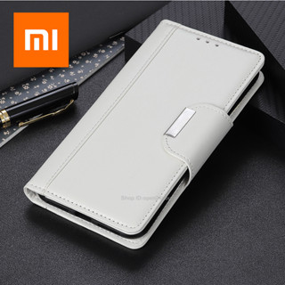 Redmi 12 Note 12 Pro+ 5G 12C Xiaomi 13/12T Pro A1 10 5G/10C 12 Pro Note 11/11S/10 Pro Mi 11 Lite 11T Pro  เคสโทรศัพท์หนัง ฝาพับ ป้องกันรอยขีดข่วน กันกระแทก สําหรับ