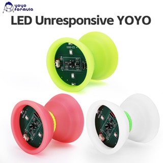 Yoyoformula [ฟรีของขวัญ] โยโย่พลาสติก 3D ชาร์จ USB LED ความเร็วสูง