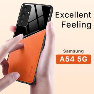 เคส Samsung A14 A24 A34 A54 A04 A04S 4G 5G หนัง แม่เหล็ก หนังนุ่มอาวุโสกันกระแทกปกป้องกล้องเต็มรูปแบบสวยงามคุณภาพสูง A13 A23 A33 A53 A73