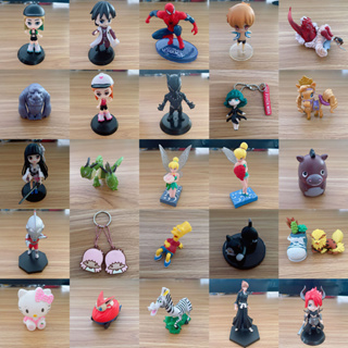 โมเดลฟิกเกอร์ Pvc การ์ตูน Hello Kitty Spider Man Bleach Attack on Titan Ultraman Tinker Bell Pokémon Arcanine ของเล่นสําหรับเด็ก