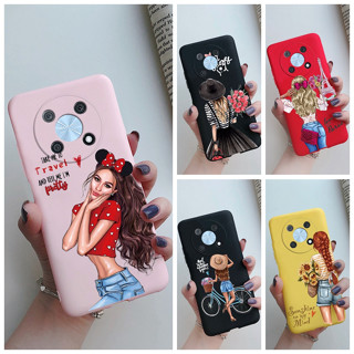 Huawei nova Y90 เคสโทรศัพท์ กันกระแทก กันชน แฟชั่น ผู้หญิง เด็กผู้หญิง ลาย ซิลิโคน เคสนิ่ม