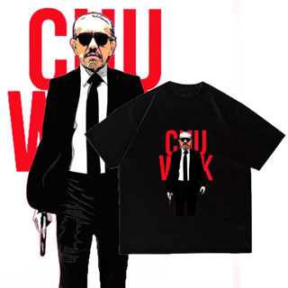 CHUWICK V.2พิมพ์ลาย เสื้อยืด  bootleg T-shirt