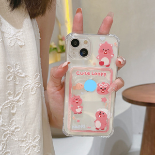 เคสโทรศัพท์มือถือ ลายการ์ตูนน่ารัก พร้อมช่องใส่บัตร กันกระแทก สําหรับ iPhone 14 13 12 11 XS 8P 7P