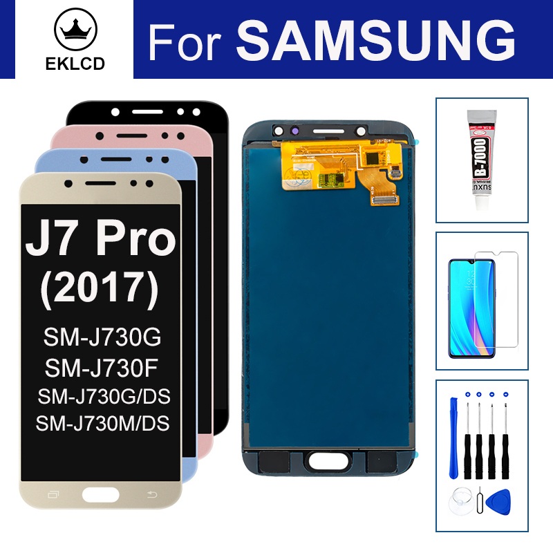 5.5 "LCD สําหรับ Samsung Galaxy J7 Pro J730 SM-J730G/DS จอแสดงผล Touch Screen Digitizer Assembly J73