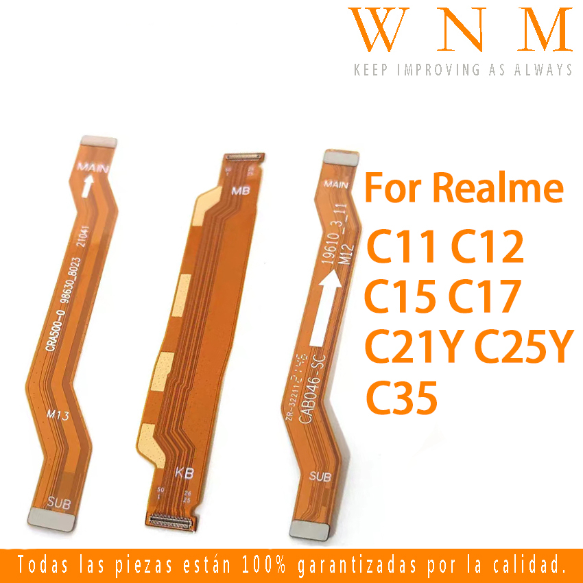สายแพเชื่อมต่อเมนบอร์ดหน้าจอ LCD สําหรับ OPPO Realme C11 C12 C15 C17 C21Y C25Y C35 2020
